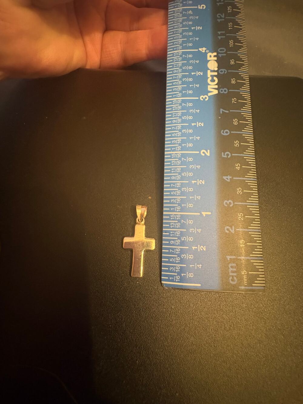 Sterling Silver Cross Pendant 925 Polished Religious Charm